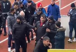 Trabzon'da amatör lig maçında ortalık karıştı