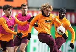 Galatasaray, Gaziantep FK maçı öncesi pas çalıştı
