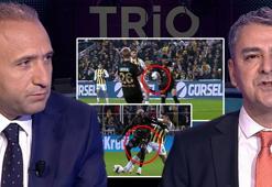Trio'da Fenerbahçe - Ankaragücü maçının tartışmalı pozisyonları değerlendirildi: Penaltı verilen ve beklenen anlar, golden önce faul şüphesi...