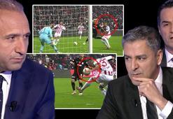 Trio'da Samsunspor - Galatasaray maçının tartışmalı pozisyonları değerlendirildi: Golden önce faul şüphesi, penaltı beklenen anlar...
