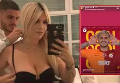Wanda Nara'dan Galatasaray'ın yıldızı Icardi için flaş paylaşım!