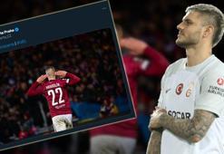Sparta Prag'dan Mauro Icardi göndermesi! Sosyal medyadan büyük tepki