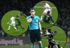 Beşiktaş-Galatasaray derbisine damga vuran pozisyonlar: İki penaltı