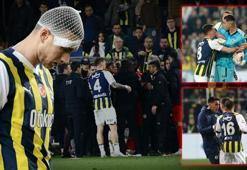 Fenerbahçe - Pendikspor maçında gergin ilk yarı! Kartalar havada uçuştu, ortalık karıştı