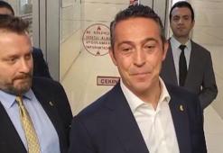 Fenerbahçe Başkanı Ali Koç adliyede! 'Yöneticim, gelmez miyim?'