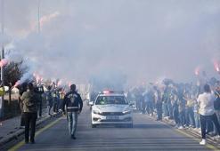 Fenerbahçe kafilesine Sivas'ta coşkulu karşılama