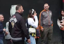 Fenerbahçe formalı taraftar, Florya'da tepki gördü! Polis uzaklaştırdı!