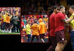 SON DAKİKA | Galatasaray - Fenerbahçe derbisi öncesi kavga çıktı! 2 takım futbolcuları birbirine girdi | Galatasaray'dan açıklama