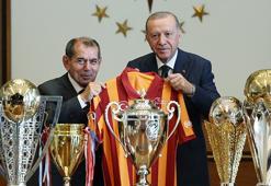 Cumhurbaşkanı Erdoğan, Galatasaray heyetini kabul etti