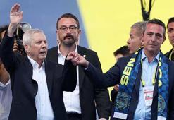 İZLE | Aziz Yıldırım ile Ali Koç Fenerbahçe için el ele! Tarihi görüntüler...