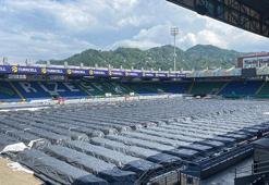 Çaykur Rizespor'da stadyum zemini değişiyor