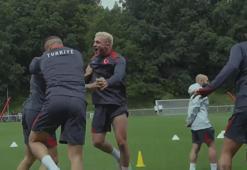 A Milli Futbol Takımı'nın antrenmanında kahkaha tufanı!