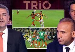 Trio'da Fenerbahçe - Alanyaspor maçının tartışmalı pozisyonları değerlendirildi: Gözden kaçan penaltı!