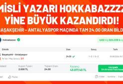 Misli yazarı Hokkabazzz yine büyük kazandırdı! Tam 24.00 oran bildi