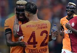 Victor Osimhen'le Abdülkerim arasında ilginç diyalog! Galatasaray-Çaykur Rizespor maçına damga vurdu!