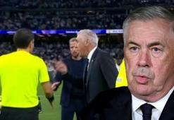 Carlo Ancelotti, Halil Umut Meler'in üzerine yürüdü! İnanılmaz anlar...