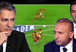 Trio'da Fenerbahçe - Galatasaray derbisinin tartışmalı pozisyonları değerlendirildi: Kırmızı kart beklenen an, verilen penaltı kararı!