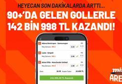 Heyecan son dakikalarda arttı… 90+’da gelen gollerle 142 bin 998 TL kazandı!