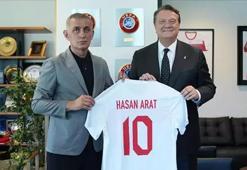 Riva zirvesi sonrası TFF Başkanı İbrahim Hacıosmanoğlu ve Beşiktaş Başkanı Hasan Arat'tan açıklamalar
