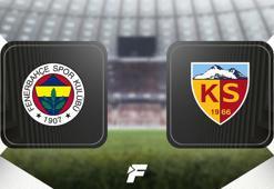 Fenerbahçe-Kayserispor maçı öncesi son dakika! Yıldız futbolcular geri döndü