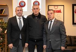 Trabzonspor'dan TFF Başkanı İbrahim Hacıosmanoğlu'na ziyaret