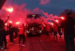 Galatasaray kafilesi Sivas'ta coşkuyla karşılandı