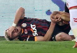 Sivasspor maçında sakatlanan Barış Alper Yılmaz'ın son görüntüleri