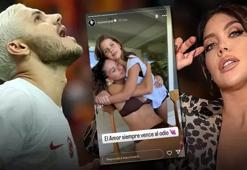 Mauro Icardi'nin paylaşımı Wanda'yı sinir krizine sokacak! Yeni sevgilisi ve çocukları bir arada