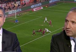 Hatayspor - Galatasaray maçında damga vuran penaltı pozisyonu! Trio'da hakemler değerlendirdi! 'Net penaltı, püf noktası bu...'