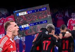 Kerem Aktürkoğlu neye uğradığını şaşırdı! Barcelona'dan Benfica karşısında efsanevi geri dönüş