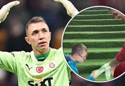 Fernando Muslera'dan minik taraftarı sevince boğan jest!