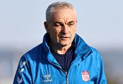 Rıza Çalımbay, Sivasspor'un başında ilk idmanına çıktı