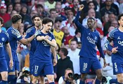 (ÖZET) Arsenal'ı Dembele yıktı! PSG, İngiltere'de avantajı kaptı