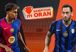 Şampiyonlar Ligi'nde Barcelona'nın konuğu Inter! Dev maçın heyecanı Şampiyon Oranlar ile Misli'de