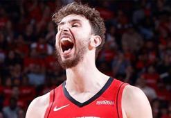 Alperen Şengün 'triple-double'ın kıyısından döndü!