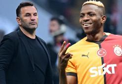 Galatasaray Teknik Direktörü Okan Buruk'tan maç sonu Osimhen sözleri: Rekorunu geliştirmesini engellemiş olabilirim