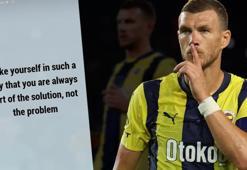 Edin Dzeko'dan şaşırtan paylaşım! 'Problemin değil'