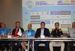 Salomon Çeşme Maratonu'nun basın toplantısı yapıldı