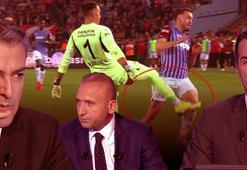 Trabzonspor - Galatasaray maçına damga vuran pozisyonu Trio ekibi değerlendirdi! Maça damga vuran Muslera - Visca pozisyonu!