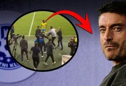 Son düdük çaldı, saha karıştı: Riera kupa finalinde kavga etti