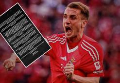 Kerem Aktürkoğlu'ndan TFF'nin kararına tepki! '3. Lig'den Galatasaray'a yükselen bir futbolcu olarak...'