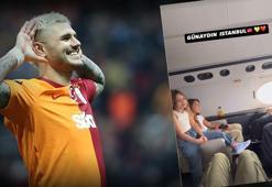 Galatasaray'da Mauro Icardi İstanbul'a geldi! China Suarez video paylaştı...
