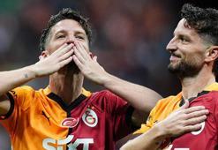 Galatasaray'ın yıldızı Dries Mertens yine sahneye çıktı! Golle veda etti