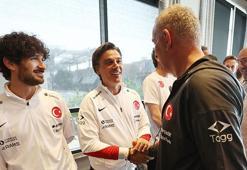 A Milli Takım'da geleneksel bayramlaşma töreni yapıldı