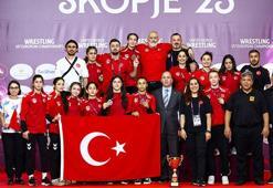 Milli kadın güreşçiler, Avrupa Şampiyonası'nda zirvede