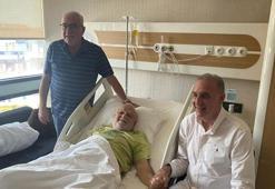 Oğuz Dizer'e ameliyat öncesi moral ziyareti