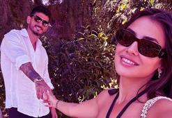 Samet Akaydin ve nişanlısı Hazal Kaya'dan romantik tatil: Sosyal medyada paylaştılar