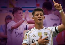 Real Madrid'in maestrosu Arda Güler büyüledi: Şık vuruşla golünü attı! Damgasını vurdu