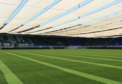 Çaykur Rizespor Stadyumu'na brandalı önlem