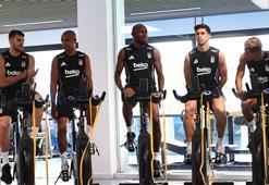 Beşiktaş, salonda çalıştı